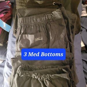 Medium Black Scrub Bottoms